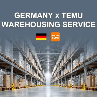 Entrepôt certifié TEMU à Bochum, Allemagne, pour le stockage industriel