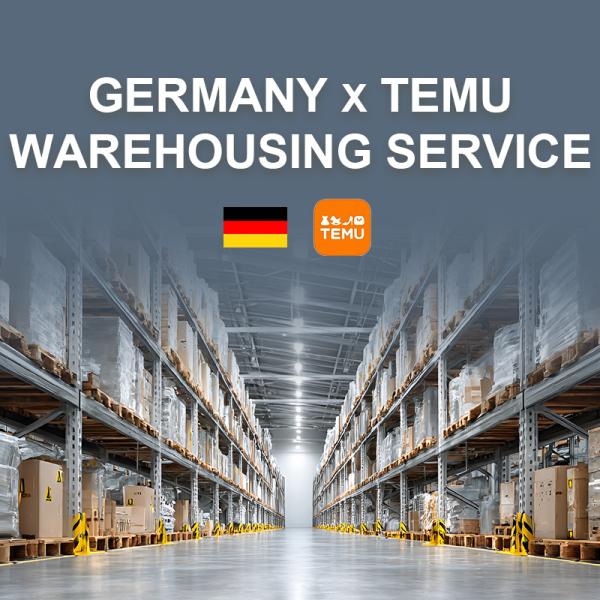 Entrepôt certifié TEMU à Bochum, Allemagne, pour le stockage industriel