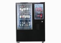 A máquina de venda automática feita sob encomenda do armário do vinho do cacifo esperto para o hotel apoiou Wifi