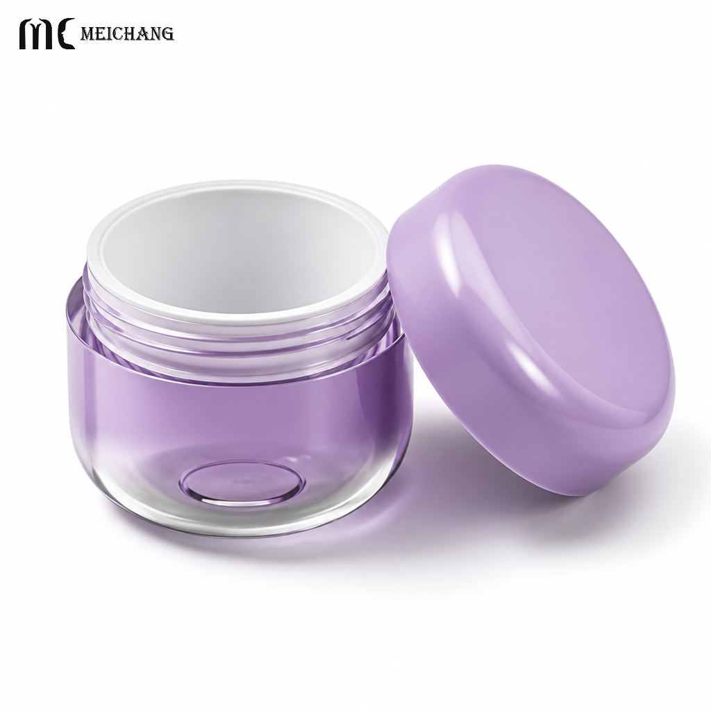 60g Refillable Cosmetic Jar with PP Replaceable Inner Liner(MC-P-562)
