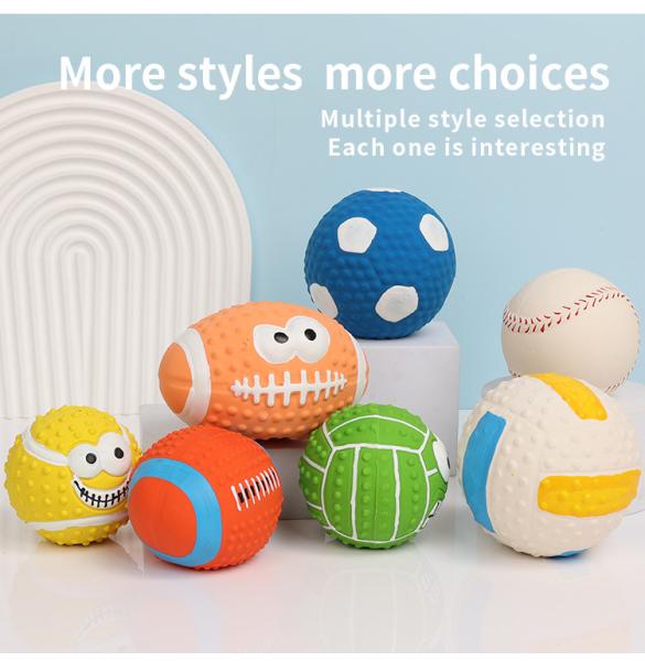 Customized Dog Chewing Toy Interactive Ball Dog Toys Eco Friendly
