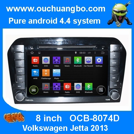 Ouchuangbo Auto GPS Navigation 3G Wifi Bluetooth Audio System for Volkswagen Jetta 2013 Android 4.4 OCB-8074D