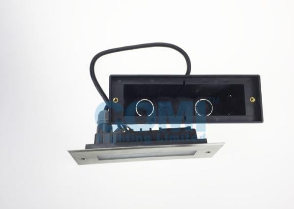 24V low voltage or 110~240VAC Linear Stair Outdoor Lighting White Print Glass Soft Beam 195mm