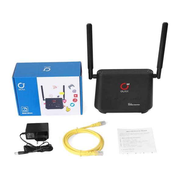 Маршрутизаторы Cpe беспроводные Wifi OLAX AX5 PRO открытые Cat4 4g Lte с SIM-картой прорезают крытые маршрутизаторы Wifi