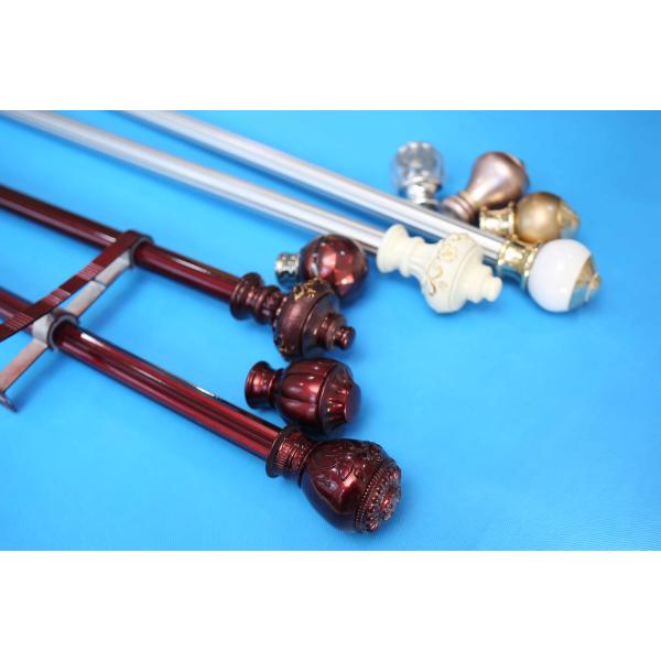 Mètre galvanisé décoratif 26mm de Rod de rideau en tuyau de fenêtre 6,7
