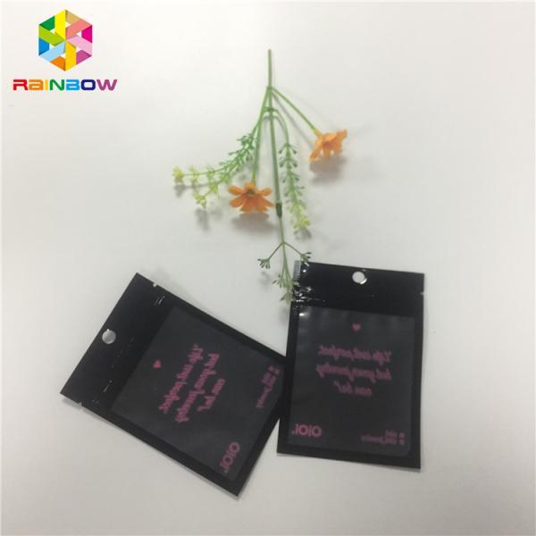 Heat Sealed Foil Packaging Bags Custom Printing One Side Clear Transparent Resealable