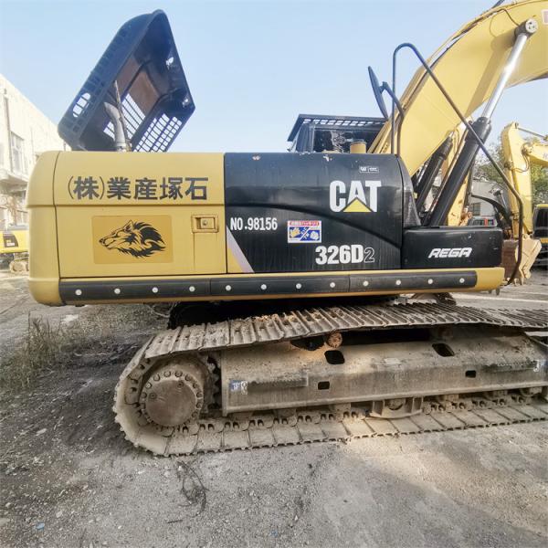 Cat326 Máquina de escavação hidráulica usada Excavadora de 26 toneladas Excavadora de segunda mão