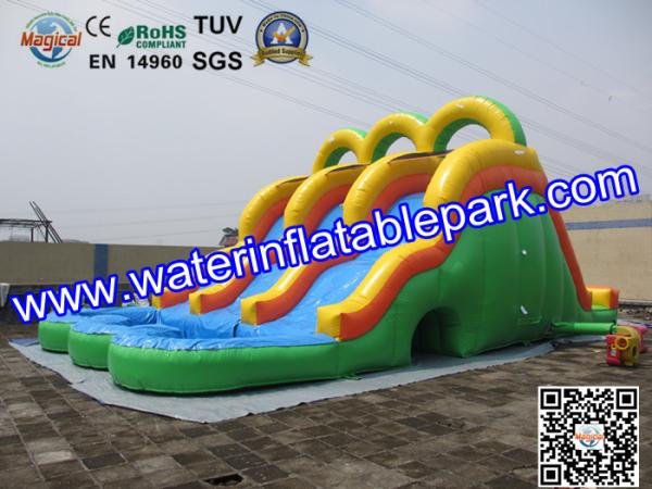 18OZ PVC  Fun Adult Inflatable Water Slides Rentals For Event And Party