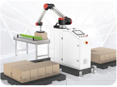 IP65 Packaging Line with Case Carton Bag Box Erector Folding Sealer Palletizer System