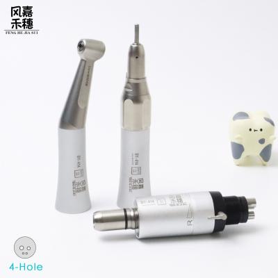 Dental Low Speed Handpiece 1/1 Contra-Angled Autoclavable High-Torque Set