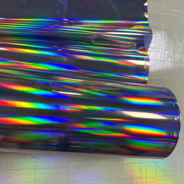 Seamless Rainbow Pattern UV Printable PET Holographic Film For Various Industries