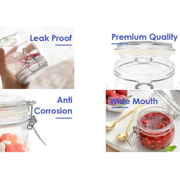 200 мл стеклянные банки для хранения чая кофе сахарные банки для кухонной упаковки продуктов питания