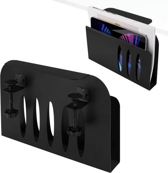 Caixa de cabo de metal para organização de cabo debaixo de mesa pinça livre de punção no design mais recente