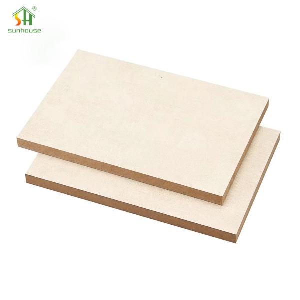Moisture Resistant Melamine MDF Melamine MDF Board for Interior Exterior Decoration Use