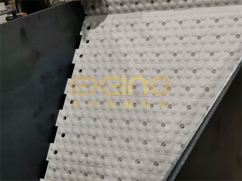 Ceramic Chute Wear Liners Anti Shedding Impact Resistance Corrosive Wear