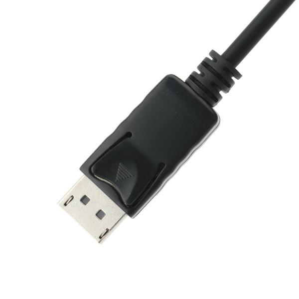 DP macho para adaptador HDMI feminino HD transmissão de sinal industrial, suporte 4K 8K