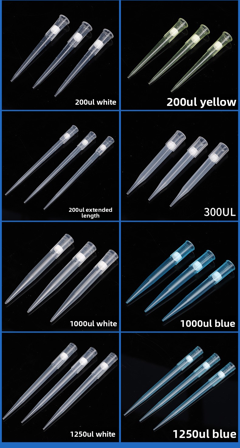 20ul 10ul Filter Pipette Tips Sterilized Plastic Filter Tip Disposable Laboratory Consumables Extended Pipette Tip