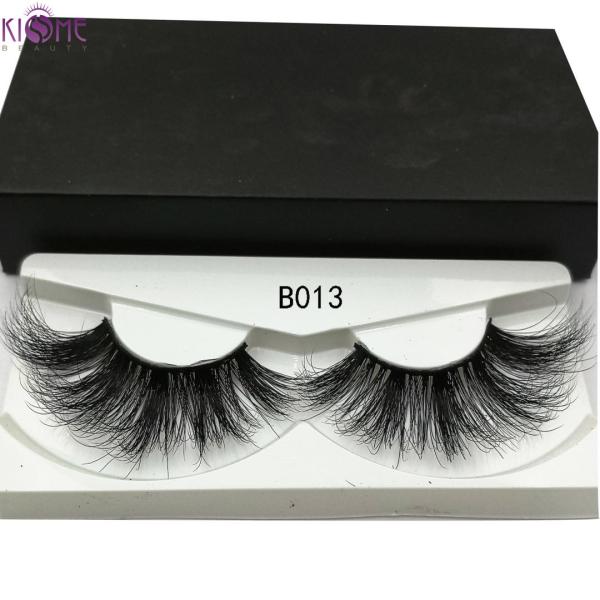 Soft 5D Mink False Eyelashes / Natural Curl Real Siberian Mink Lashes