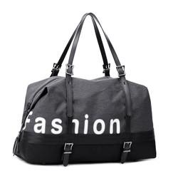 Black Gray 16.8L Sports Gym Bag With Shoe Compartment OEM ODM
