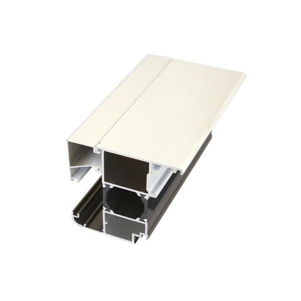 Transfer Film Aluminium Alloy Curtain Wall Profile Wooden Grain , Corrosion Resistance