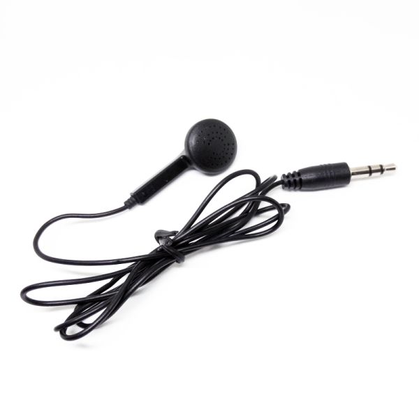 98dB Sensitivity Single Side Disposable Earphone for Tour Guide or Monitor System Receiver In ear Headphone Form Factor