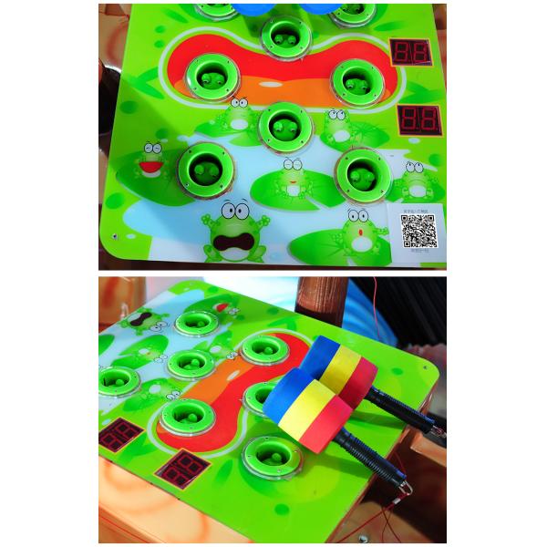 Frog Hamster Game Machines  For Kids Coin Operated Arcade L2400* W 1000*x H1830mm