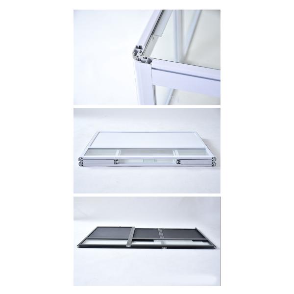Lock Display Cabinet Illuminated Stand Showcase for 1800*1800*2000 Glass Counter