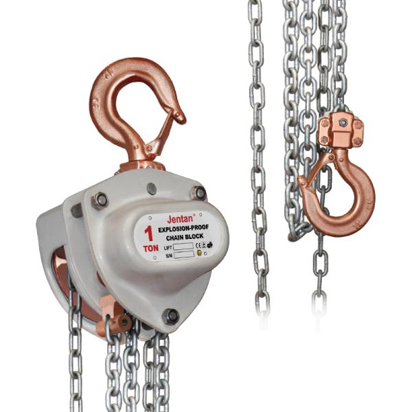 JTVD-B Explosion Proof Chain Block with Ultra-High Strength and More Than 1500 Times EU Standard Fatigue Test Life