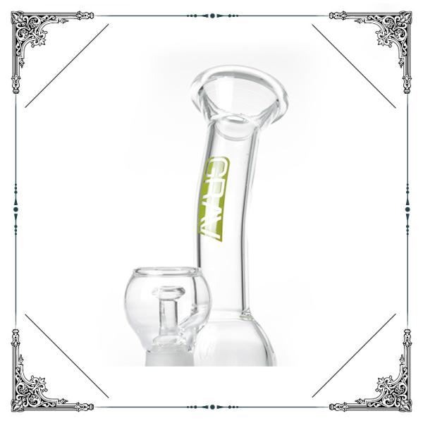 8.5 Inches Bubbler Honeycomb Perc Mini Smoking Water Pipes Pressing  Crystal Thick Base