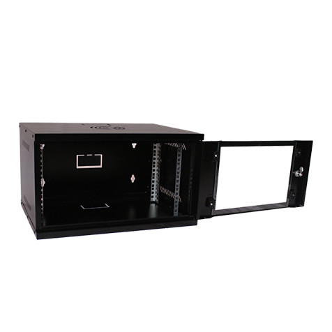 Stock Products 6U Glass Door Wall Mount Network Switch Rack Cabinet for Network Rack