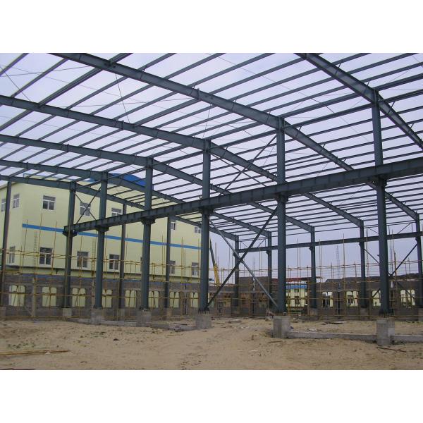 Edificio de acero industrial duradero con AWS D1.1 estándar de soldadura 100-275 g/m2 recubrimiento de zinc y 50+ años de vida