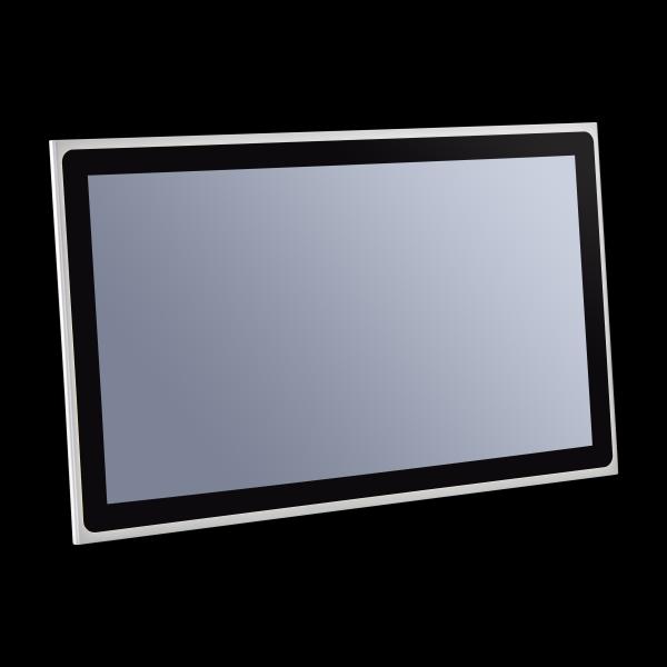27 panel mount industrial HMI panel PC pure flat surface embedded touch computer