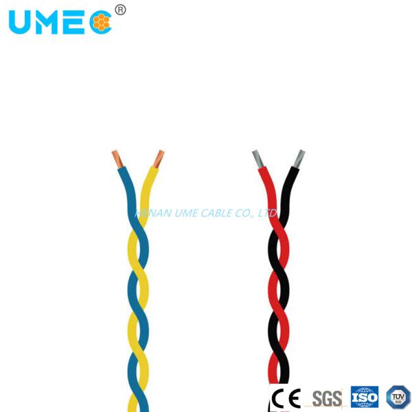 0.75 1.0 1.5 2.5mm Rvs PVC isolado Flexível cabo 2 núcleo Twisted par fios elétricos