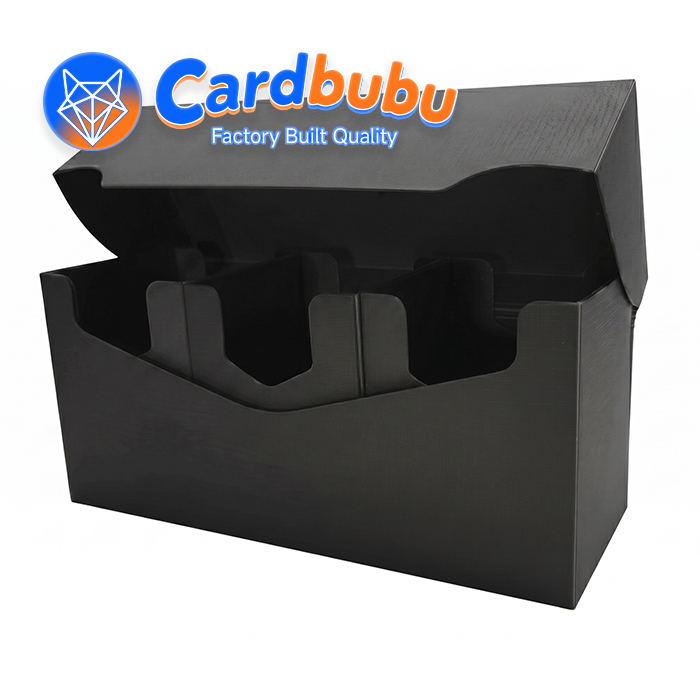 Custom PP Large Card Deck Box 300 Cards Double Sleeved Card Storage Box OEM