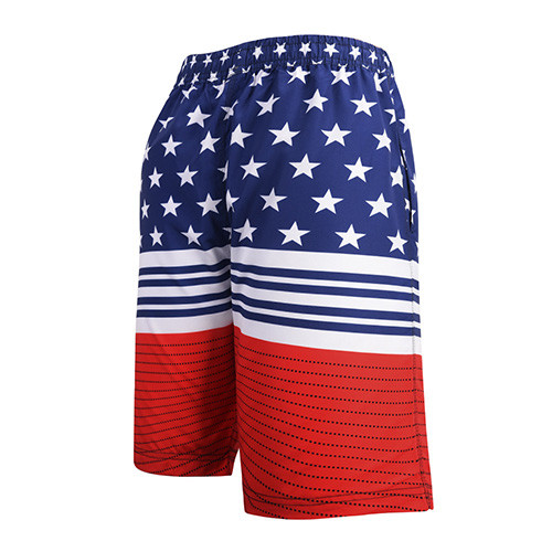 Summer Men'S Casual Beach Pants Digital Printing Quick Drying Surfing Men'S Shorts