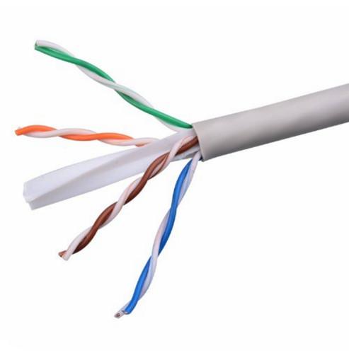 24AWG Bare Copper Network Cable Utp Cat6 Outdoor Anti Freezing Grey / Blue
