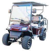 Chariot de golf électrique bon marché 4 passagers tout entraîné avec guidage visuel