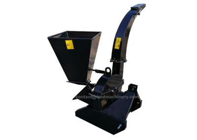 Three Point Hitch Self Feeding Wood Shredder 4 Inch Black Colour 2 Years Warrenty