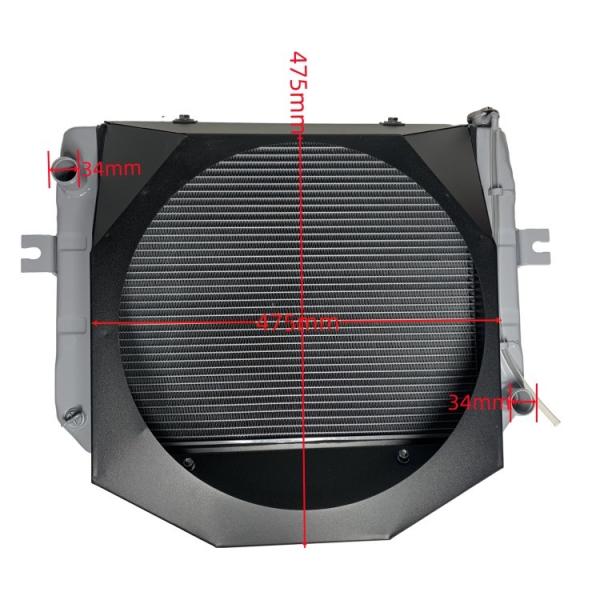 8KG Aluminum Long Working Life Radiator for HELI CPC30 Forklift Cooling System