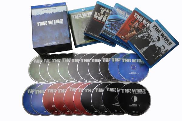 Free DHL Shipping@New Release Hot Classic Blu Ray DVD Movie The Wire：The complete Series