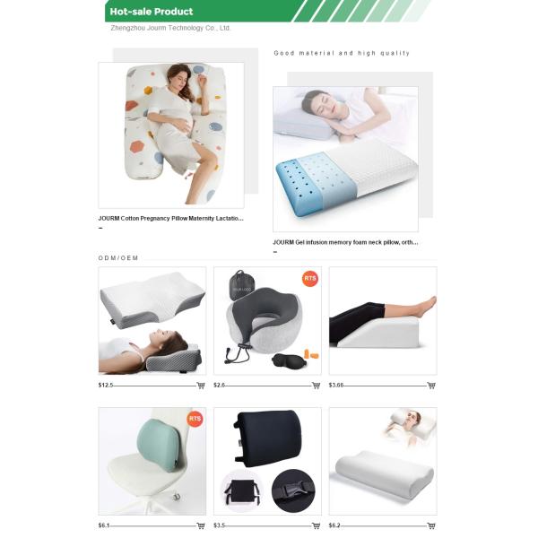 Anti-Static memory foam filling supportive sleeping pillow for adjustable bed pillows