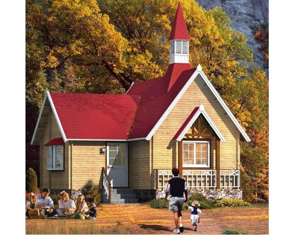 India Heat-Insulating Outdoor Wooden House Durable For Summer