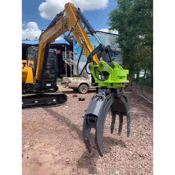 Le rondin hydraulique tournant en bois attaquent pour 4 tonnes 6 Ton Excavatrice