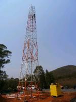 30m 3 tour en acier de trellis de télécom de WIFI d'Internet de la jambe 5G de la jambe 4 autosuffisante
