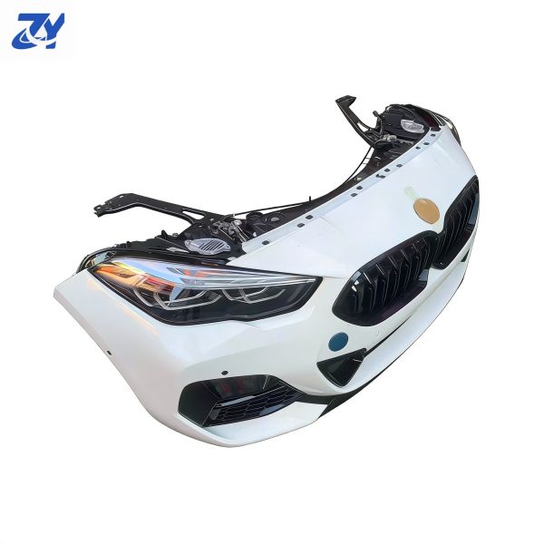 High Quality Used Body Kit Front Bumper Assembly with Grille Radiator Fan Parking Sensors and Headlights for BMW 2 Series F44