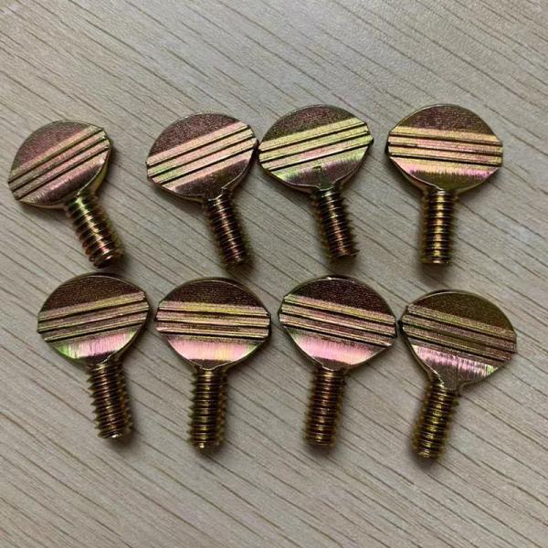 Manufacturer Customized Stainless Steel Hand Tightening Spade Flat Head Racket Thumb Screw