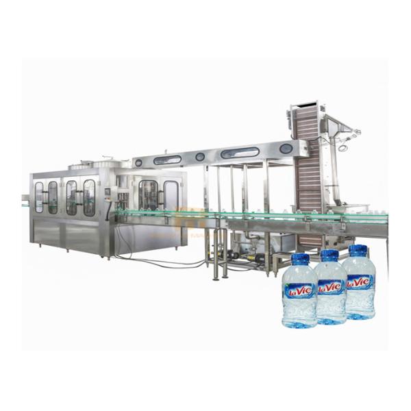3P 7.5kw 2000ml Bottled Water Filling Machine Mechanical Driven
