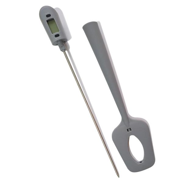 Instant Read Silicone Digital Spatula Thermometer With Stainless Steel Probe