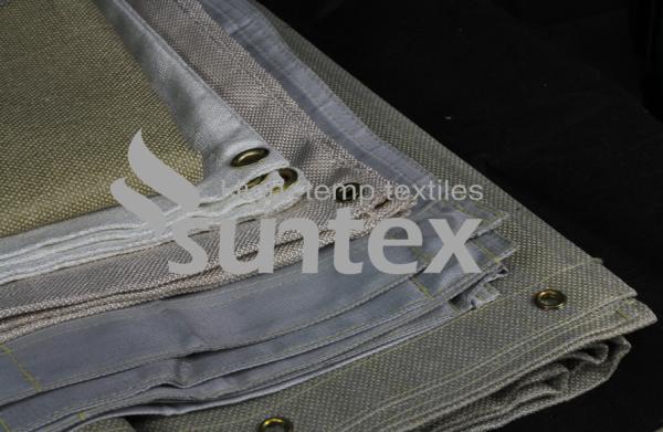 Fogo revestido do rolo da cobertura da soldadura da tela da fibra de vidro do silicone - cobertura resistente para soldar