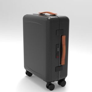Customized One-Piece Molded Carbon Fiber Hard Shell Luggage